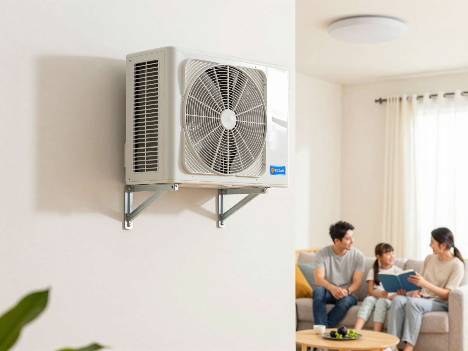 Well-maintained HVAC system in comfortable home